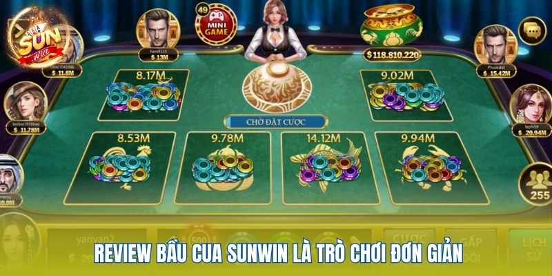 Review Bầu Cua Sunwin – Thông Tin Người Mới Cần Biết 2 Review bầu cua Sunwin là trò chơi đơn giản
