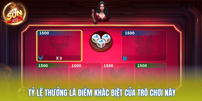 Review Bầu Cua Sunwin – Thông Tin Người Mới Cần Biết 3 Tỷ lệ thưởng là điểm khác biệt của trò chơi này